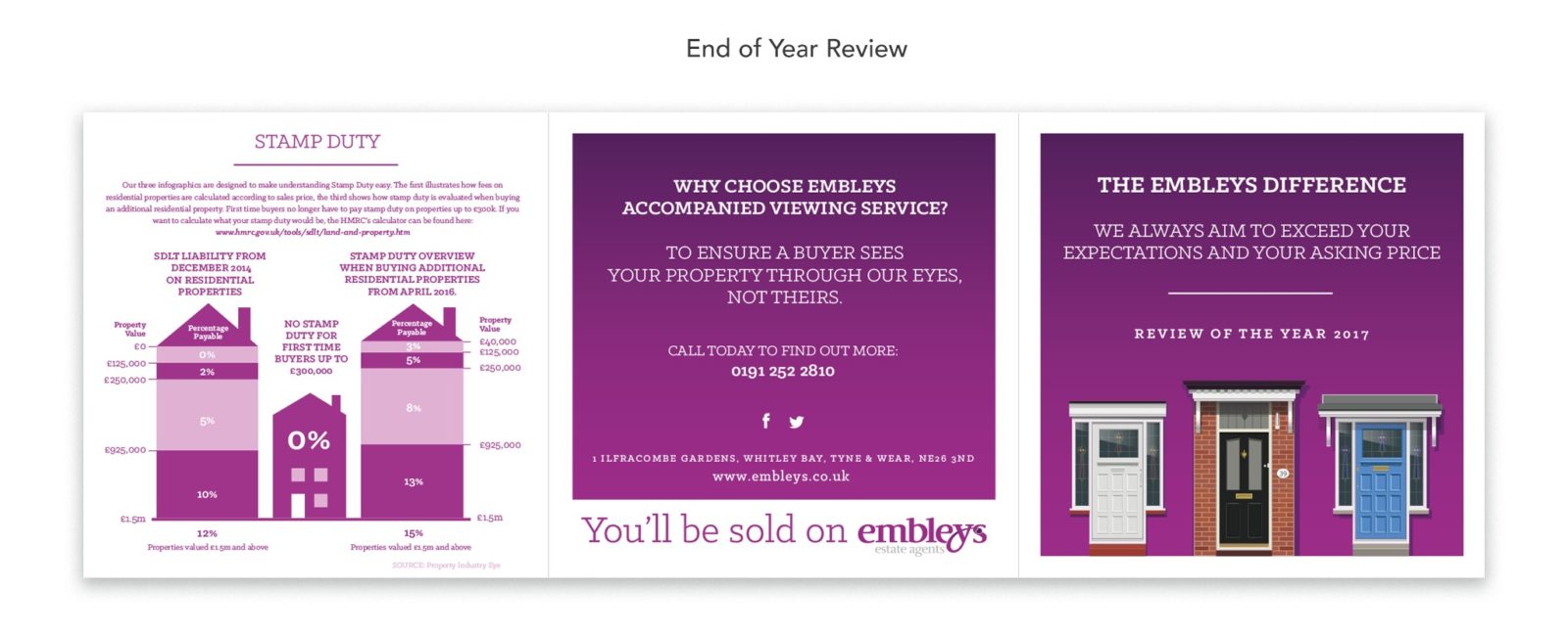 Embleys Estate Agents marketing