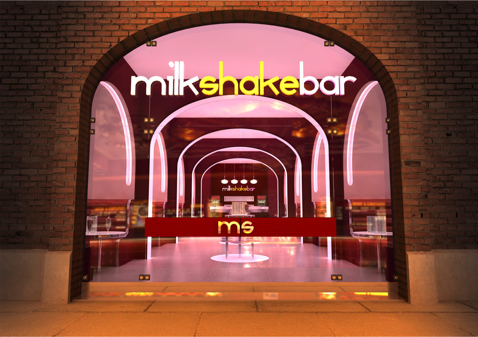 Milkshake Bar 3D Concept