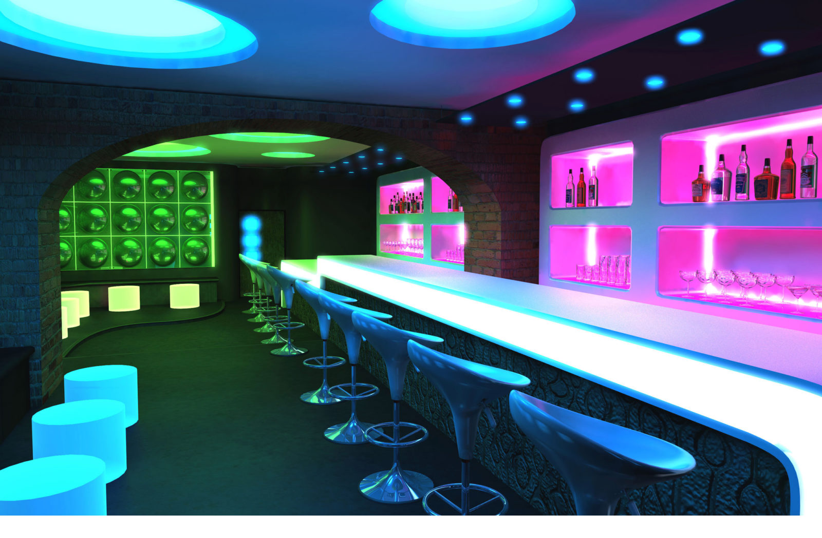 3D Nightclub Image